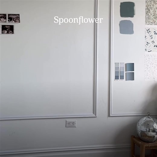 Dream big for baby's nursery. Use Peel and Stick wallpaper and swap it out as baby grows. Explore nursery designs now. | Spoonflower | Facebook