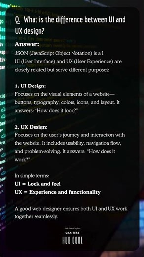 “UI vs UX 🤯 Most People Get This Wrong!” #coding #frontendcourse #frontend #codeflow #webdevelopment