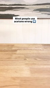 Comment ACETONE and I’ll send you: ✔️ The exact products I use ✔️ Where to buy them ✔️ A one-page cheat sheet so you don’t mess it up later 👌 Most people use acetone wrong. Not because they are careless, but because no one ever explains what it is actually good for. Acetone is not a magic stripper. It's not a sanding replacement. And it is definitely not a “wipe it on and walk away” product. But when you use it correctly, it can save you hours on a furniture flip! Here’s what I see go wrong ove