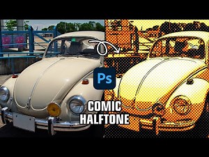 Turn a photo into an illustration! The comic style halftone effect in Photoshop 2021