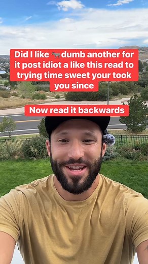 4.9K views · 34 reactions | Now read it backwards | Colton Black | Facebook