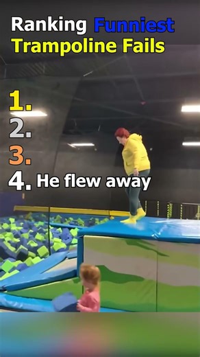 Ranking Most Insane Trampoline Accidents #viral #funny #fails #shorts #trampoline