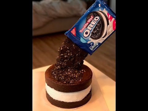 How to Make Double Stuff Oreo *Explosion* Cake