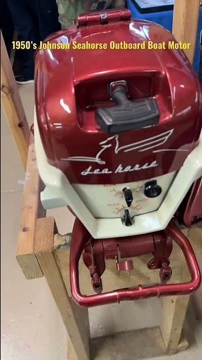 Amazing! 1950's Johnson Seahorse Outboard Boat Motor!