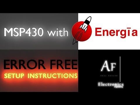 Setup MSP430 with ENERGIA without errors