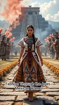 Fashion Through the Ages - Mexican Women #fashion #fashinstyle #fashionhistory #fashionthrowback