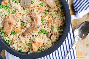 Receta de arroz con conejo, un plato completo y saludable