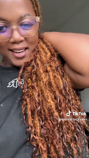 natural locks extensions on TikTok