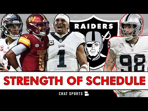 Raiders Strength Of Schedule: Ranking Every Las Vegas Raiders Game In 2025