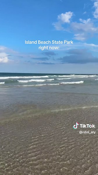 Crystal Clear Waters at Island Beach State Park