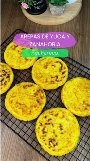 Arepas de Yuca y Zanahoria: Receta Saludable