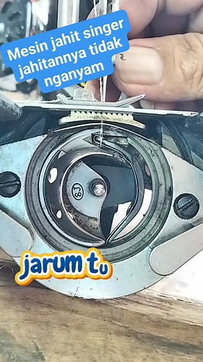 Tutorial mesin jahit singer jahitannya tidak nganyam #tutorial #tips #edukasi #fyp | Muhammad Tohir