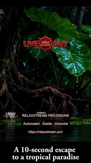 Potato PC + Our Engine = Immortal 24/7 Live Stream. 💻💎 #RelaxStreamPRO #Tech #Shorts