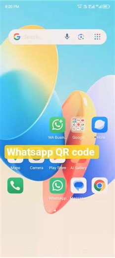 How to scan Whatsapp QR code//QR code scanne kese krein//QR code scanner setting