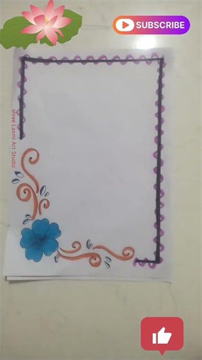 Beautiful Project Work Design ✨✨|| #art #painting #drawing #diy #drawing #creative