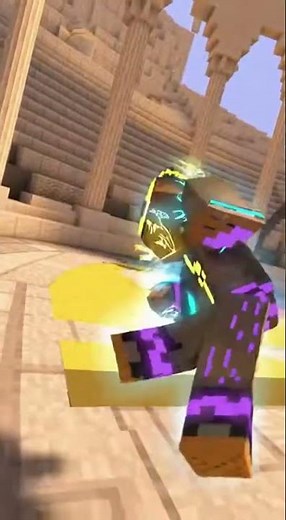 Minecraft Winged Messenger vs Bolt Speed Runner: Epic Dash Collision! #minecraft