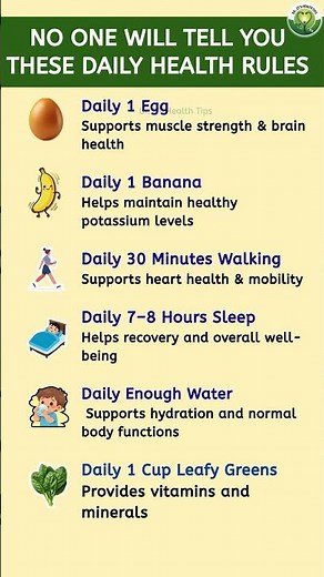 6 Daily Health Rules Most People Ignore | Simple Habits for Better Health | Dr. ZT’s Health Tips