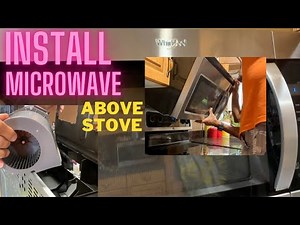 How to Install Microwave Whirlpool Above a Stove. DIY