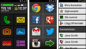 BIG Launcher - Android för gamlingar. Eller barn eller synskadade.