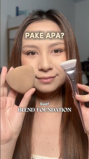 BRUSH VS SPONGE?🔥 #brush #sponge #makeup #battle