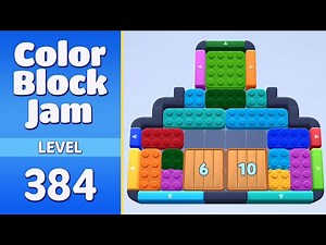 Color Block Jam Level 384 | Every Puzzle Solved! 🎯