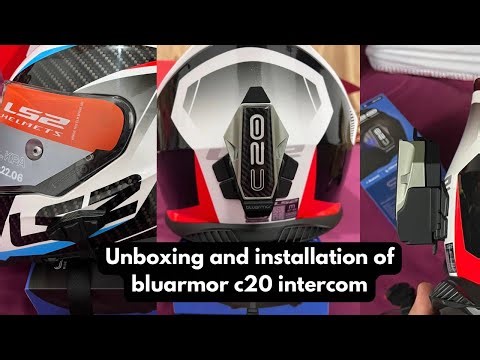 Bluarmor c20 intercom | unboxing | Installation |