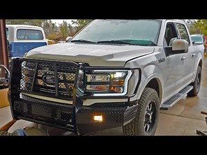 2019 Ford F-150 Lariat Gets A Brand New Ranch Hand Grill Guard!
