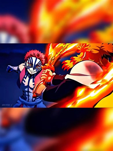 Rengoku vs Akaza | Legendary Battle🔥#AkazaVsRengoku#aka Verse -X
