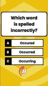 Only 1% Know 🤯 Which Word Is Spelled Incorrectly? | Spelling Quiz #SpellingQuiz #EnglishQuiz