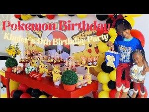 The ULTIMATE Pokemon Birthday Party | DIY POKÉMON PARTY IDEAS | DIY PARTY DECORATIONS | 9th BIRTHDAY