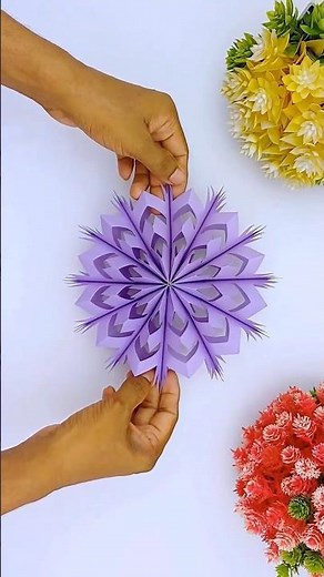 ❄️ Amazing 3D Paper Snowflake for Christmas 🎄