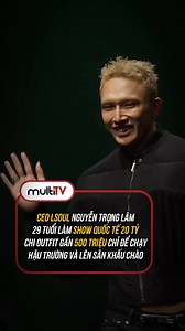CEO LSOUL - Nguyễn Trọng Lâm, 29 tuổi làm show quốc tế 20 tỷ chi Outfit gần 500 triệu chỉ để chạy hậu trường và lên sân khấu chào #multitv #LSOUL #LSOULAW25 #2R #ShanghaiFashionWeek #LSOULtoShanghai | Vietnam's Next Top Model