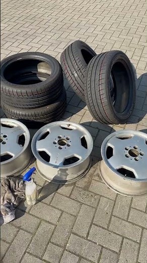 Found some old AMG rims! Perfect for my W202 C-Class!