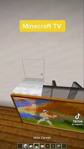jak zrobić telewizor w minecraft