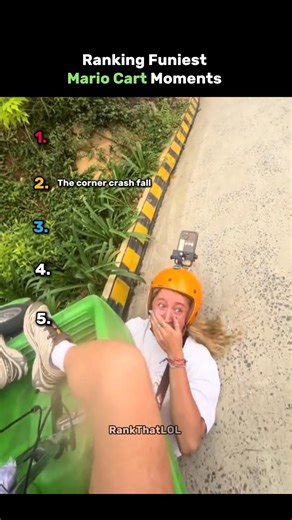 Ranking the Funniest Mario Kart Moments 🏎️😂 #shortsviral #ranking