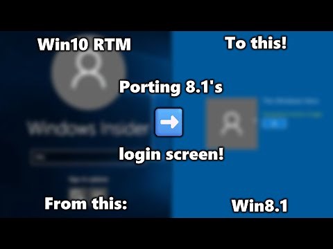 Porting the Windows 8 loginscreen to Windows 10 RTM!