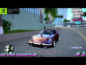 GTA Vice City Ultra Realistic Graphics 🔥 | 4K Remastered Mod Gameplay (Ultra Settings) | Part 3