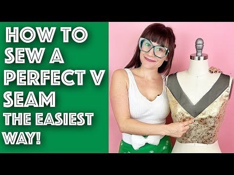 How To Sew An Inset Corner V-Point Seam The Easiest Way | Sew Anastasia