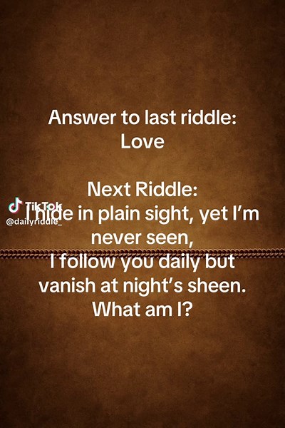 Answer to last riddle: love #fyp #viral #love | Riddles