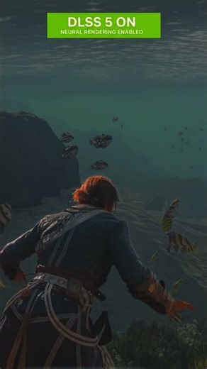 Assassin Creed Black Flag Resynced DLSS 5 ON vs OFF | 4K HDR Comparison #dlss5 #shorts