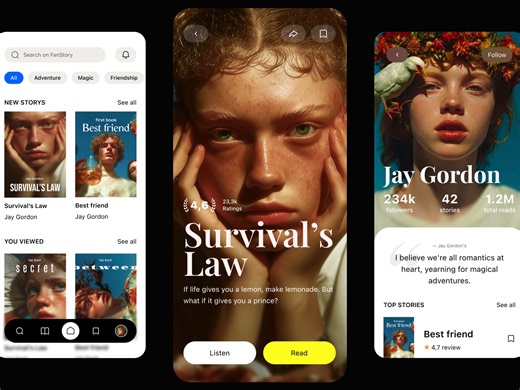 Fanstory, reading & writing platform