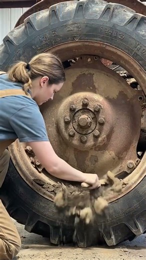 We Found a Massey Ferguson 135 Covered in Mud... The Result is Amazing! #shorts