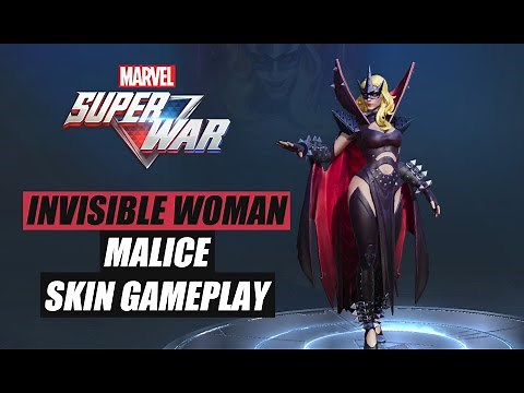 Marvel Super War - Invisible Woman: Malice Skin Gameplay (MSW)