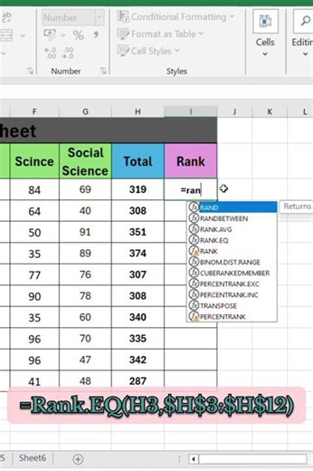 How to make Marksheet Quickly in Excel 🪄