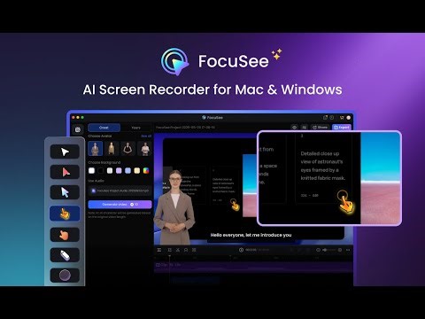 🚀FocuSee 2.0 Full Upgrade! Record & Edit Videos Up to 80% Faster