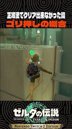 正攻法でクリア出来なかった祠【ゼルダの伝説 ティアキン】