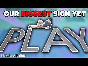 Using the CNC Plasma Cutter to Create a MASSIVE Sign Pt. 1 // Lift Arc Builds