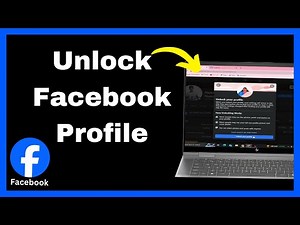 HowTo Unlock FACEBOOK Profile on Laptop OR PC - Quick Tutorial