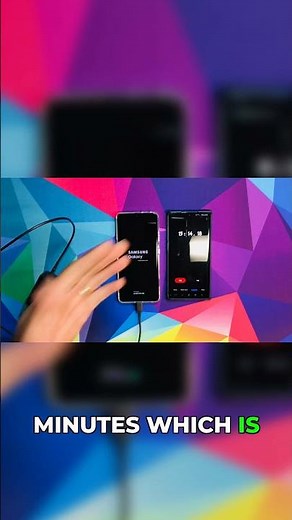 Samsung Super Fast Charger Put to the Test #fastcharging #samsung #shorts