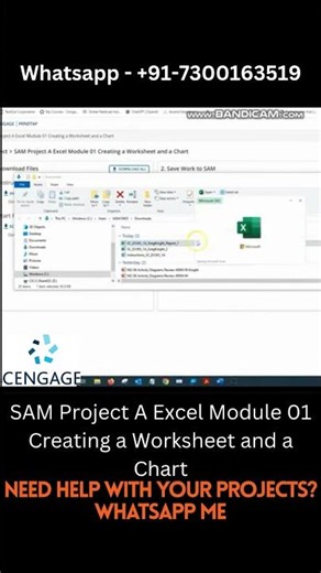 SAM Project A Excel Module 01 | Creating a Worksheet and a Chart